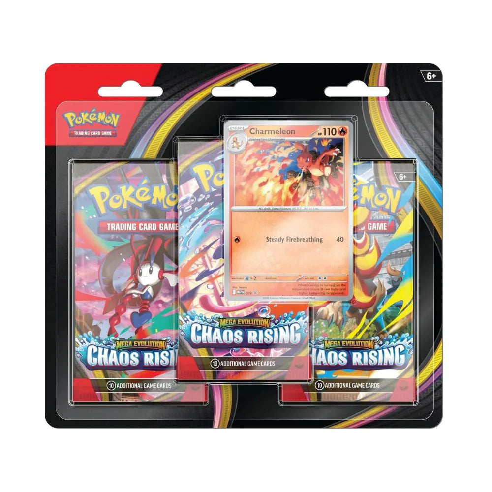 Pokemon TCG: Chaos Rising 3 Pack Blister