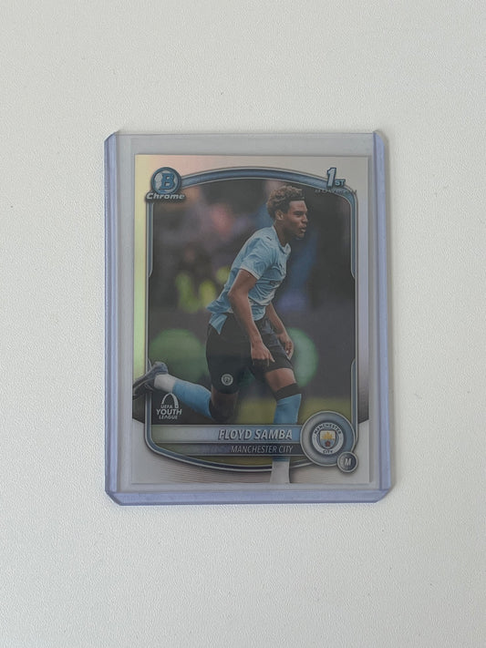 Floyd Samba Topps Chrome UCC 25/26 - Bowman 1st Chrome Uefa Youth League