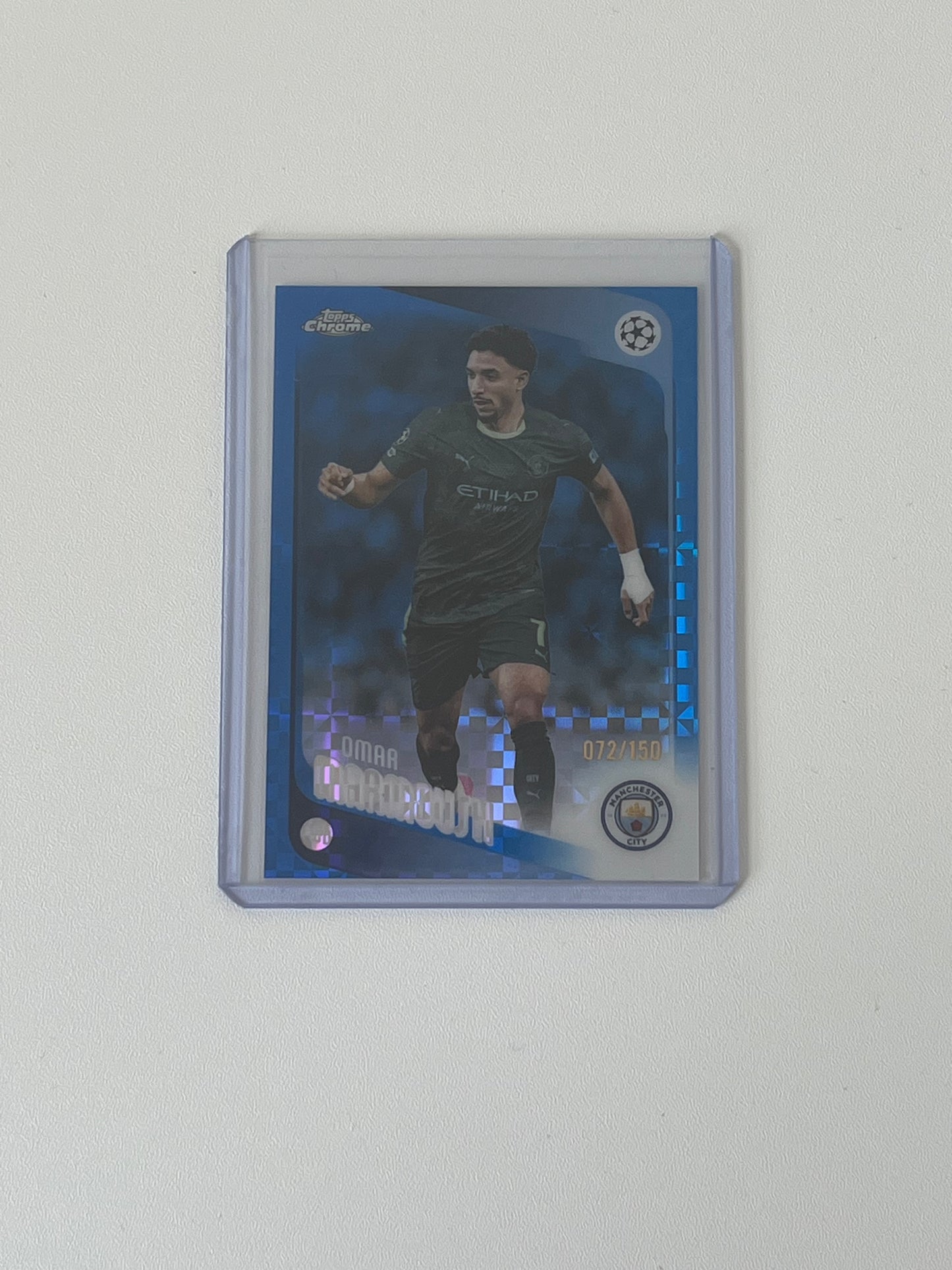 Omar Marmoush Topps Chrome UCC 25/26 - 072/150