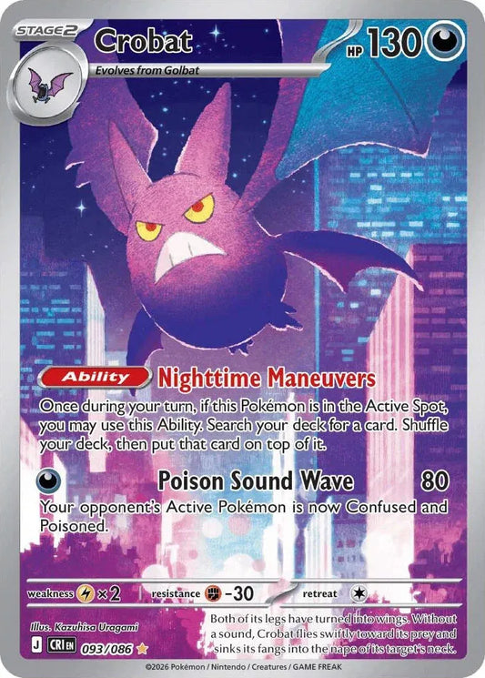 Pokemon TCG: Crobat 093/086 - Chaos Rising