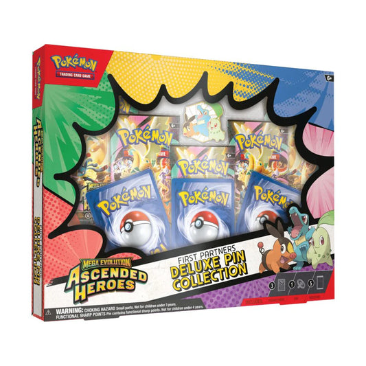 Pokemon TCG: Mega Evolution Ascended Heroes First Partner Deluxe Pin Collection