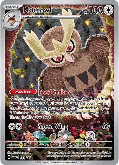 Pokemon TCG: Noctowl Promo 141 - Scarlet & Violet Promo