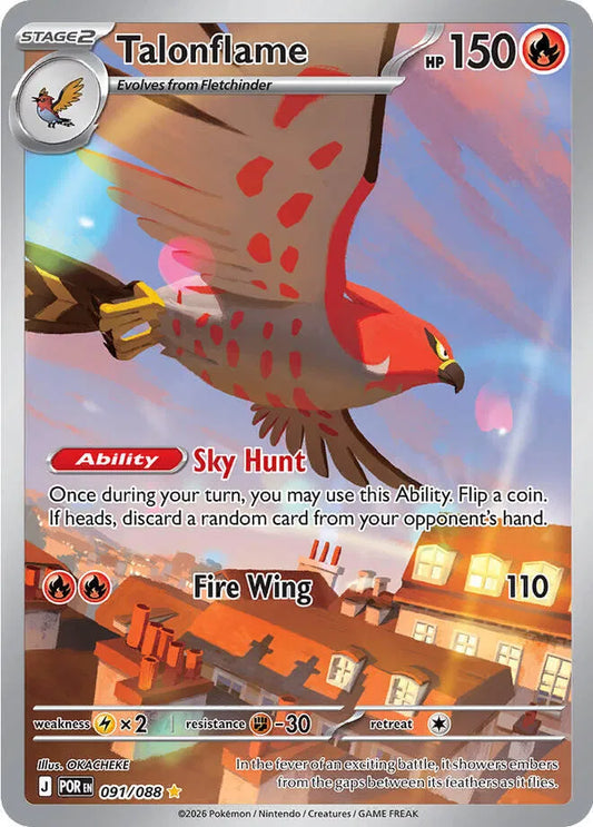 Pokemon TCG: Talonflame 091/088 - Perfect Order