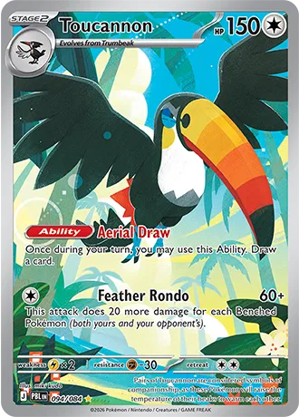 Pokemon TCG Toucannon 094/084 - Pitch Black